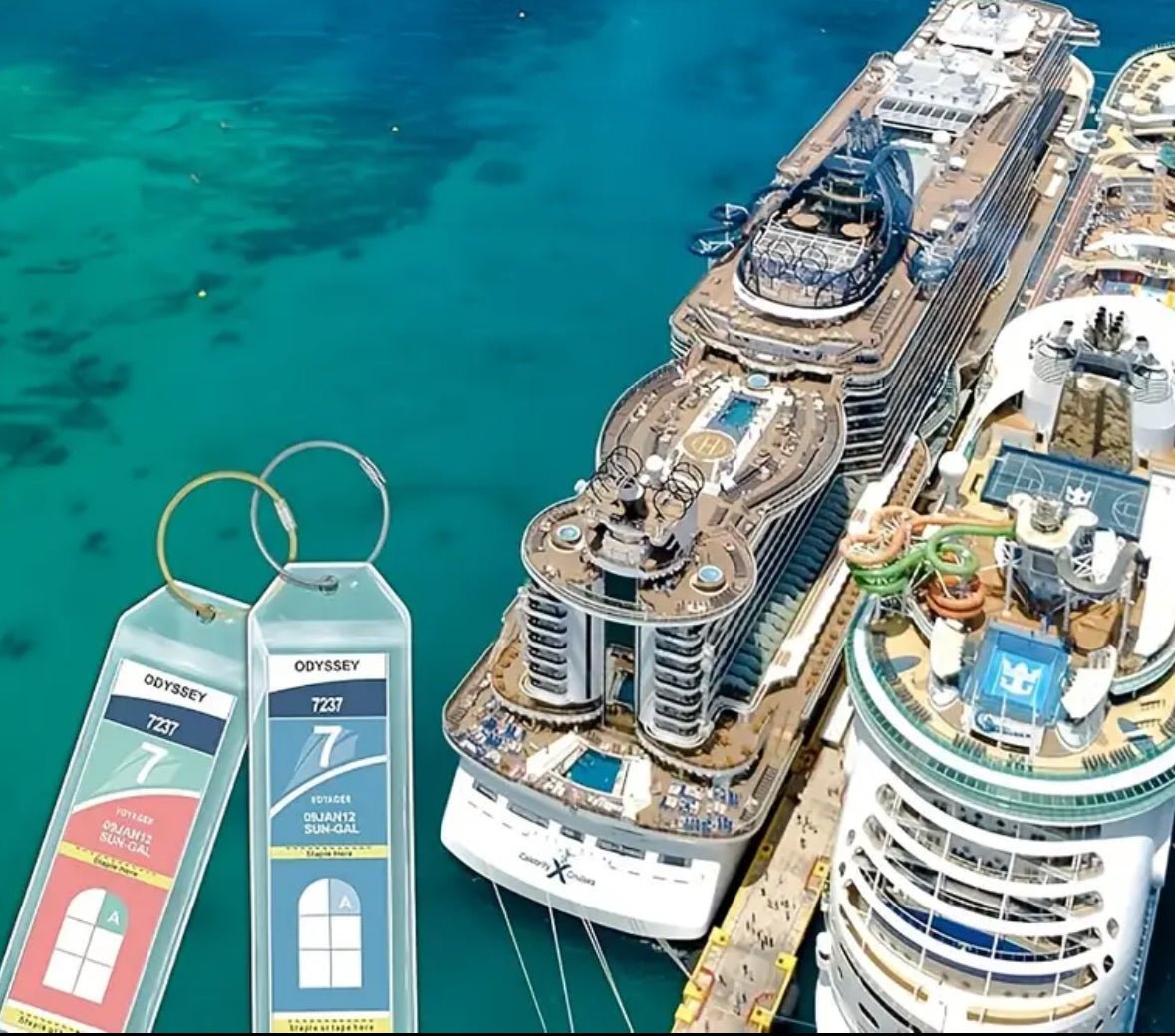 Msc Royal poggyászcímke